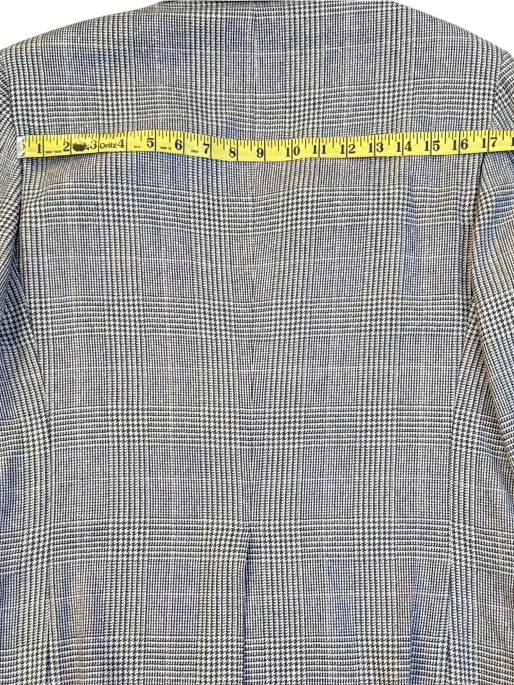 Vintage 70s Brooks Brothers USA Silk Wool Glen Plaid Houndstooth Blazer Coat 40R